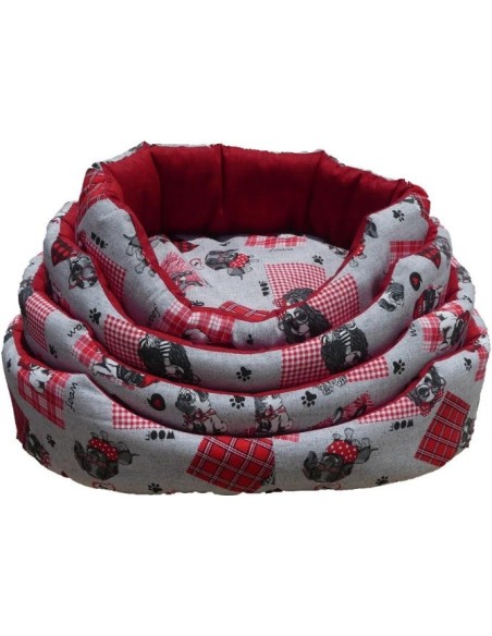 Cuna zuma rojo y gris