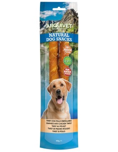 Snack perros twist pollo enrollado arquivet