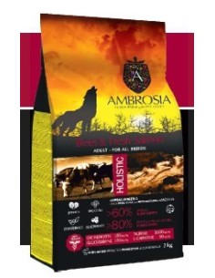 Pienso Ambrosia Ternera y Salmón fresco