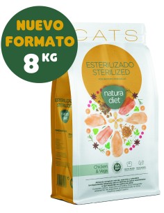 Alimento gatos NATURA DIET ESTERILIZADOS