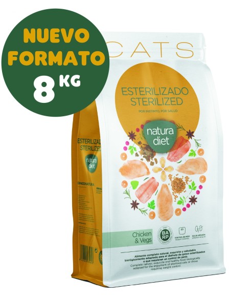 Alimento gatos NATURA DIET ESTERILIZADOS