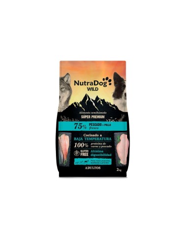 Pienso Nutradog wild pescado y pollo