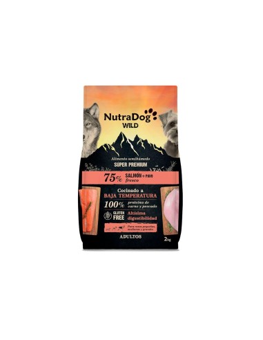 Pienso Nutradog wild salmón y pavo