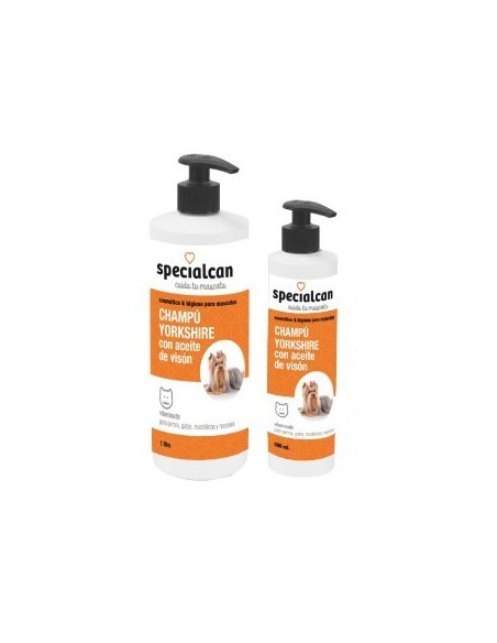 Champu Yorkshire con aceite de visón specialcan