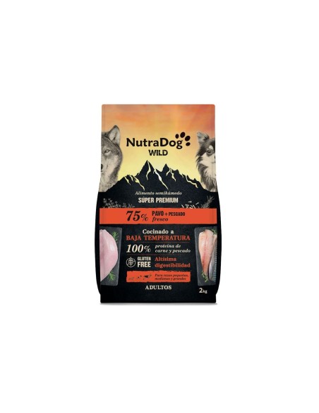 Pienso Nutradog wild pavo y pescado