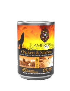 Lata Pollo y Salmón